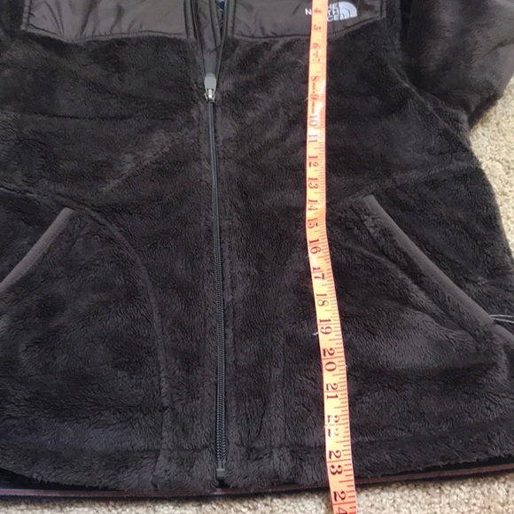 NWT! The North Face S/P brown fuzzy jacket/ hoodie - Picture 7 of 8